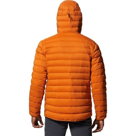 Пуховая куртка Deloro с капюшоном и молнией во всю длину мужская Mountain Hardwear, цвет Bright Copper цена и фото