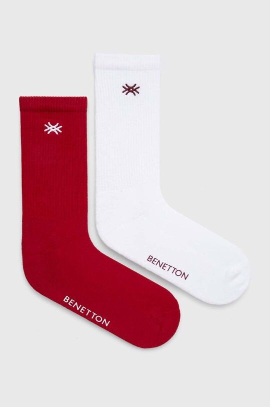 

Носки United Colors of Benetton, 2 пары, красный