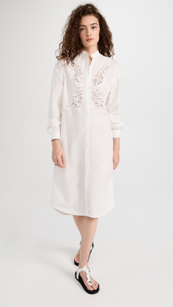 

Платье Stella Jean Shirt, белый