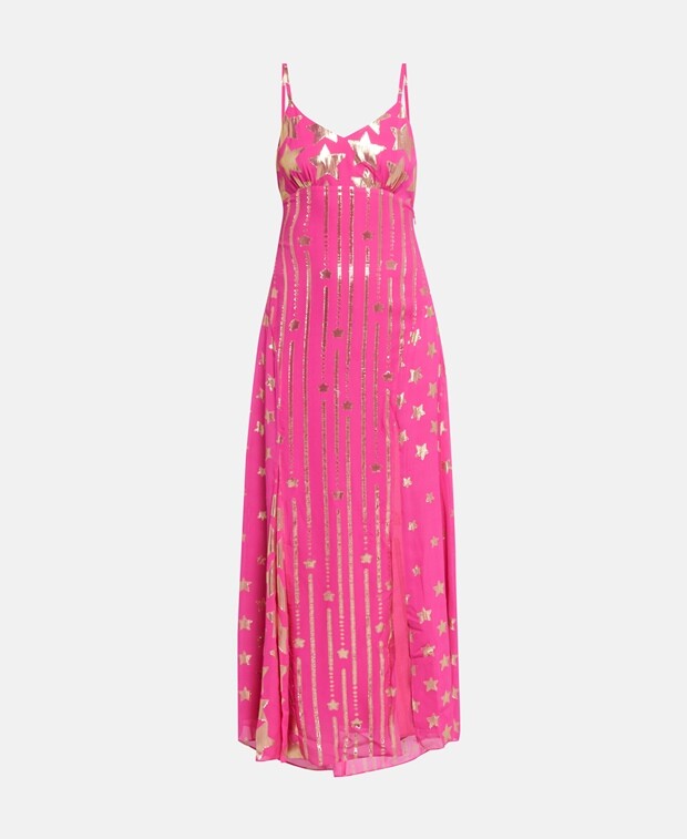 

Длинное платье LoveShackFancy, фуксия