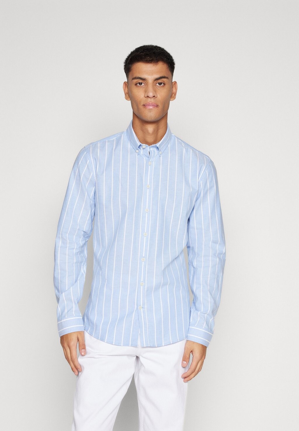 

Рубашка Striped Superflex Oxford Lindbergh, синий