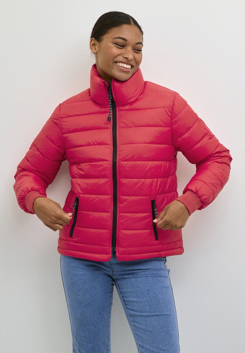 Зимняя куртка Kalira Kaffe, цвет virtual pink