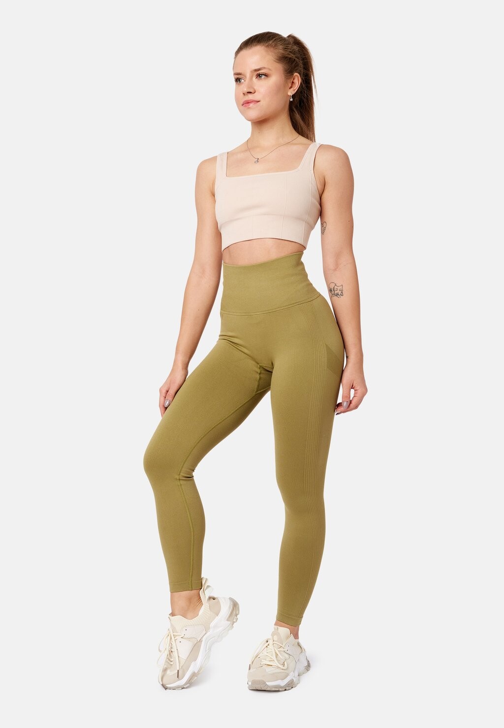 

Леггинсы PUSH UP Bellivalini, цвет khaki