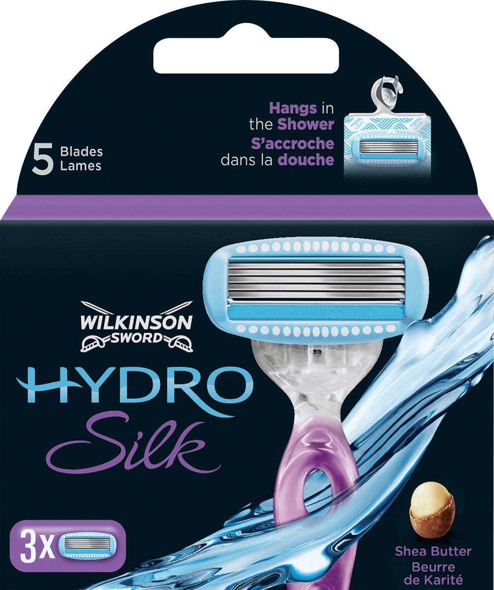 Лезвия для бритвы Hydro Silk 3 шт. WILKINSON SWORD лезвия бритвы shaving 38c lote dovo 3 шт