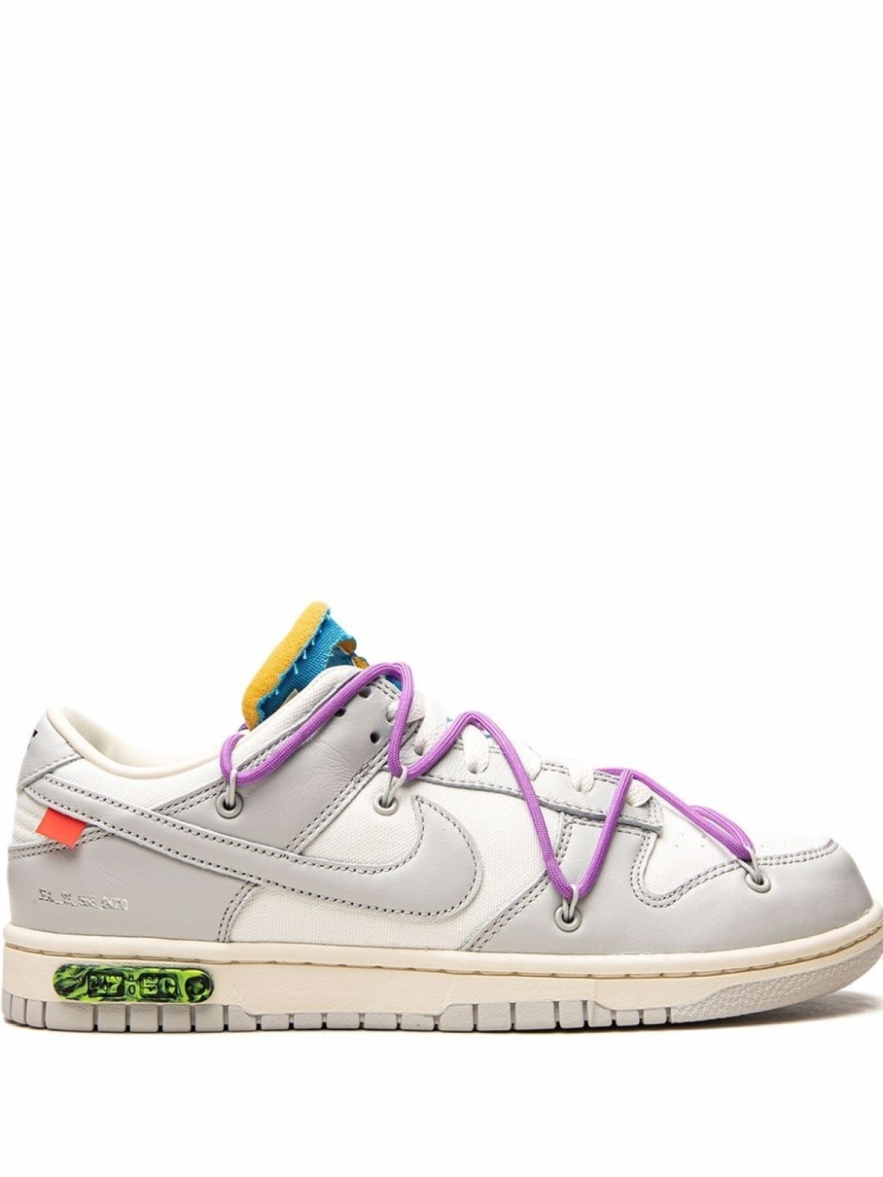 

Nike X Off-White кроссовки Dunk Low из коллаборации с Off-White, белый