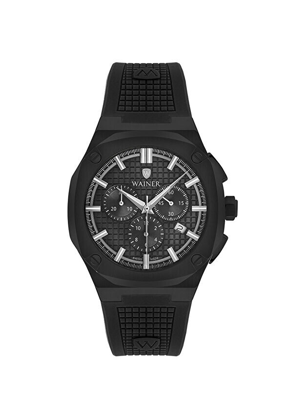 

Стальные мужские наручные часы Wa.10200-B Wainer, черный