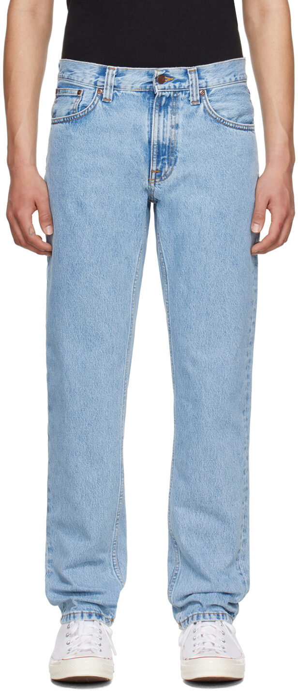 

Синие джинсы Gritty Jackson Nudie Jeans, цвет Summer clouds
