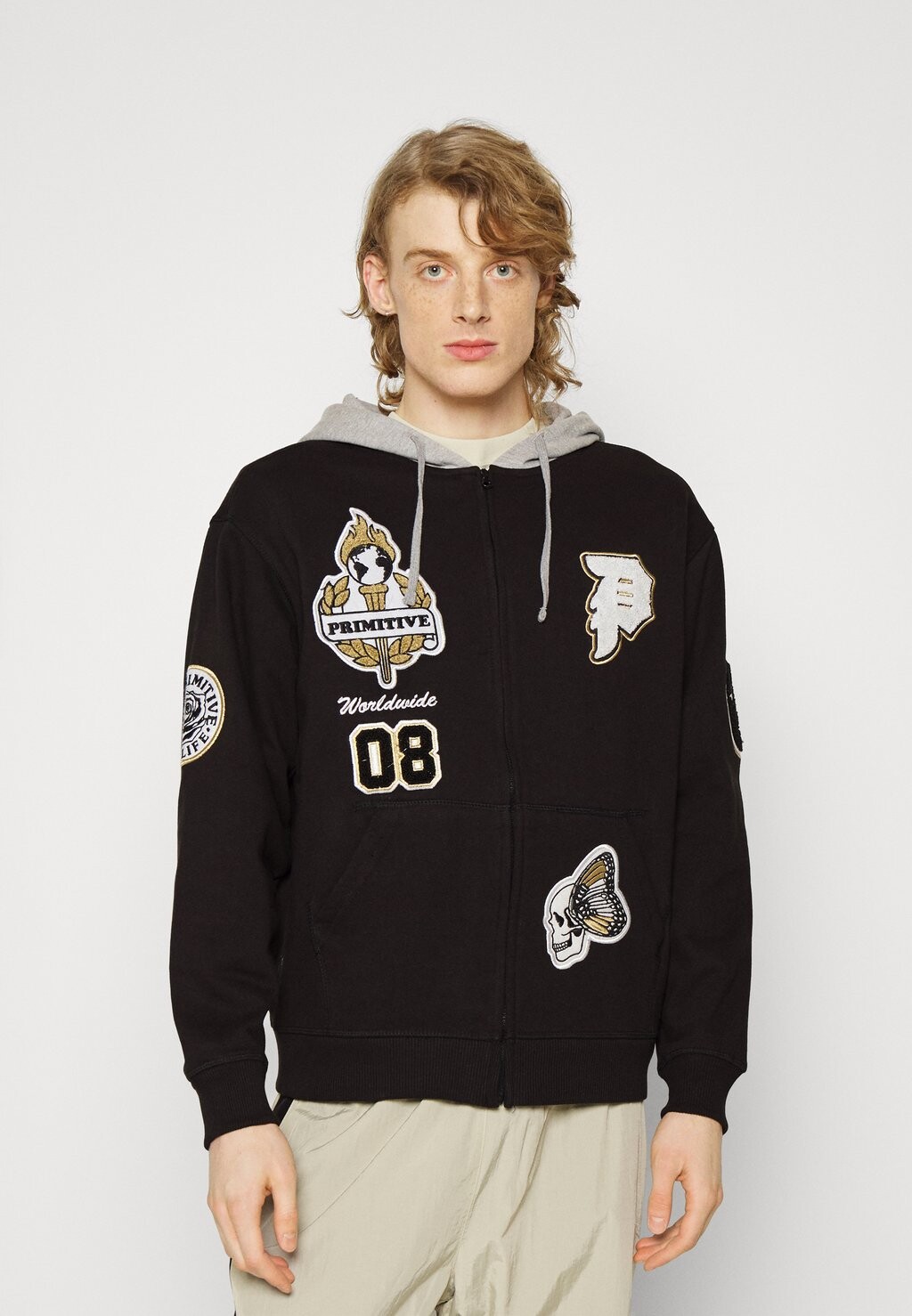 

Толстовка на молнии Primitive, черный