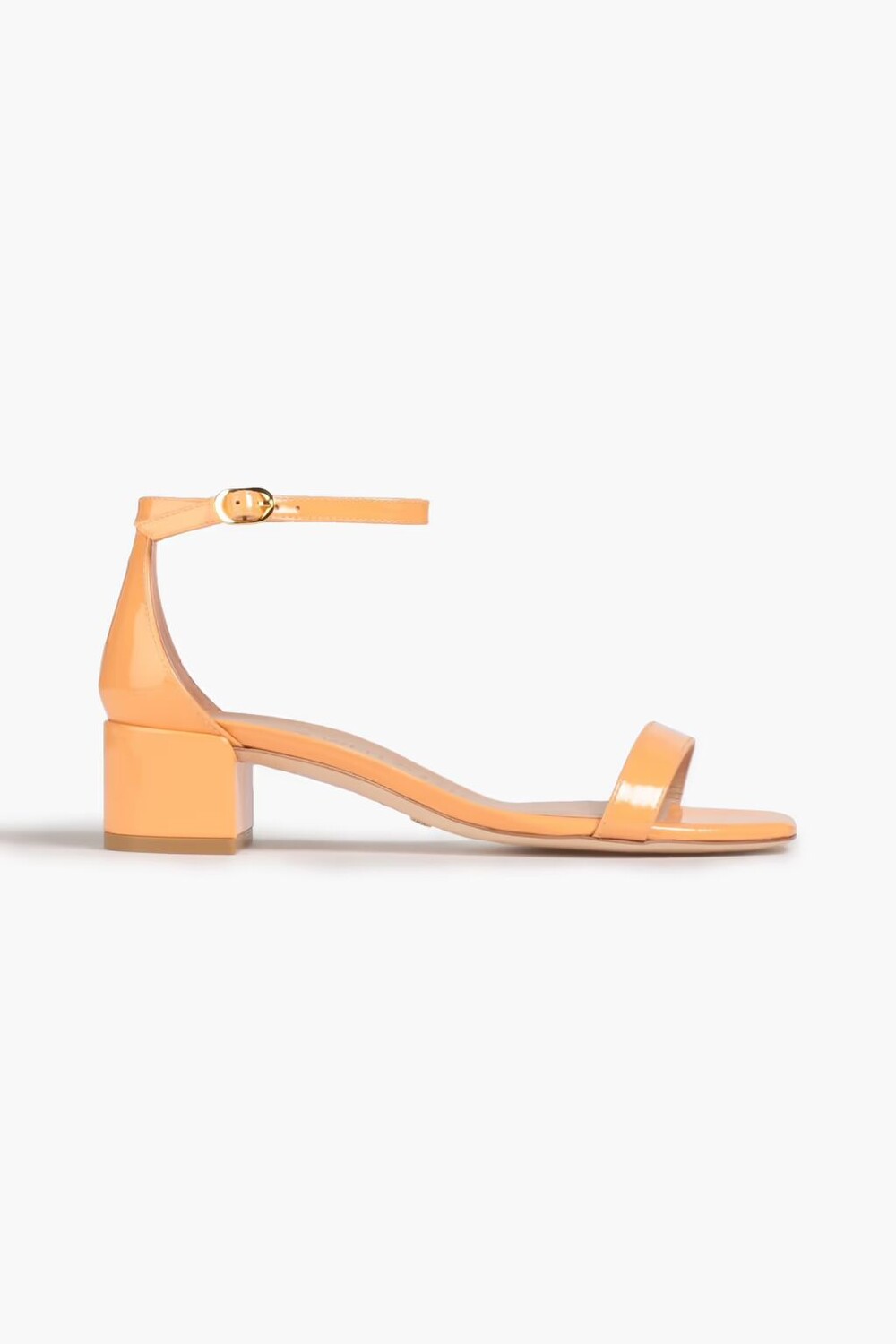 

Босоножки из лакированной кожи Stuart Weitzman, пастельно-оранжевый