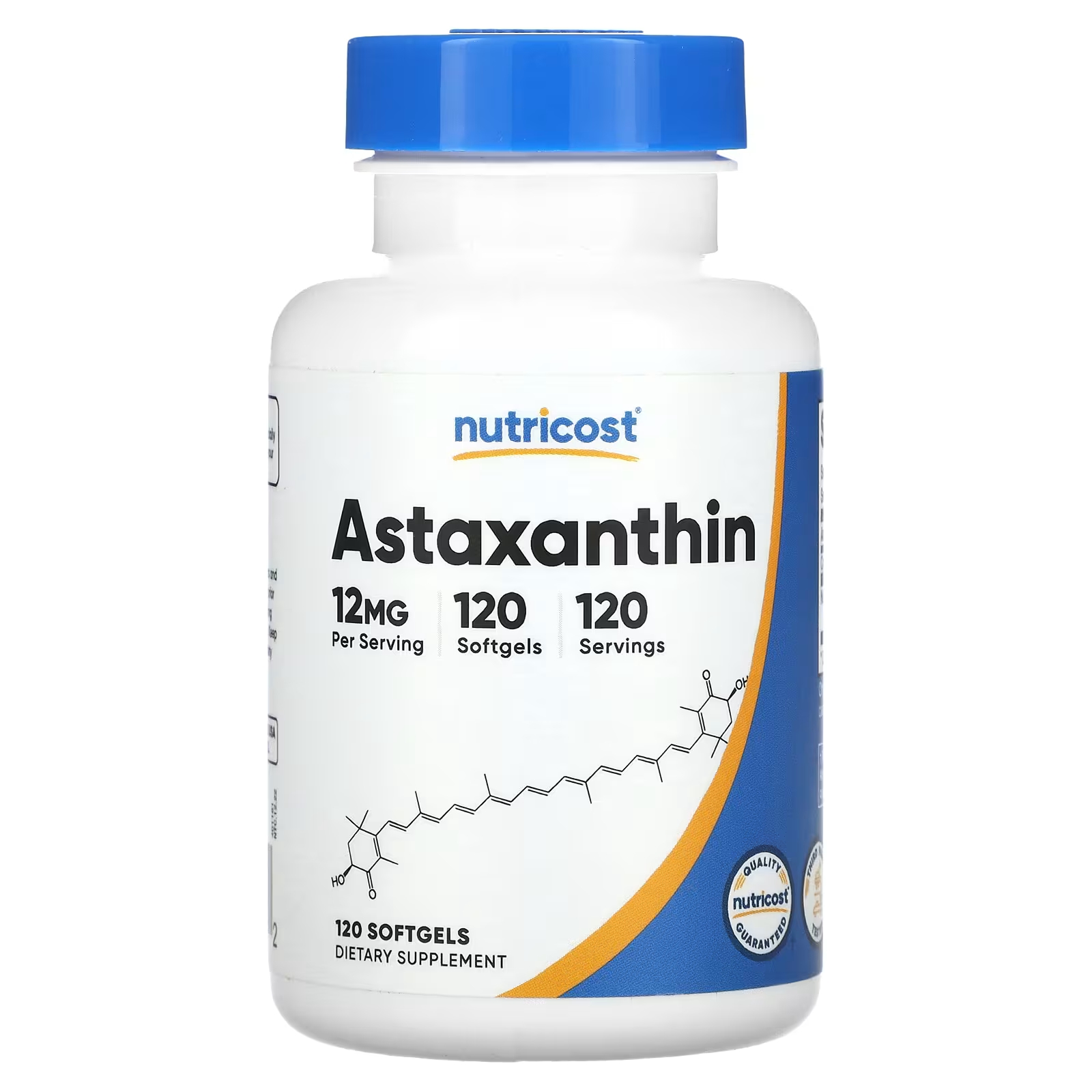 Nutricost Астаксантин 12 мг 120 мягких таблеток