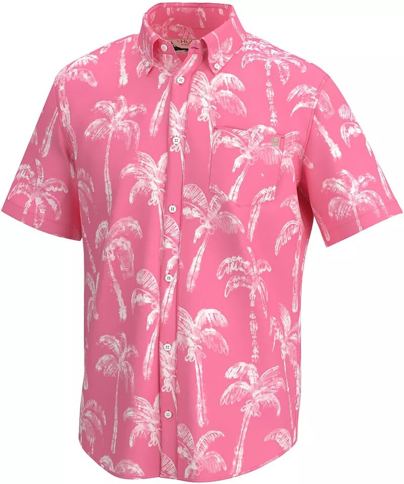 HUK Мужская рубашка на пуговицах Kona Palm Wash