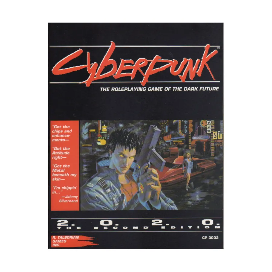 

Cyberpunk 2.0.2.0. (2nd Edition, Version 2.0), Cyberpunk (R. Talsorian), мягкая обложка