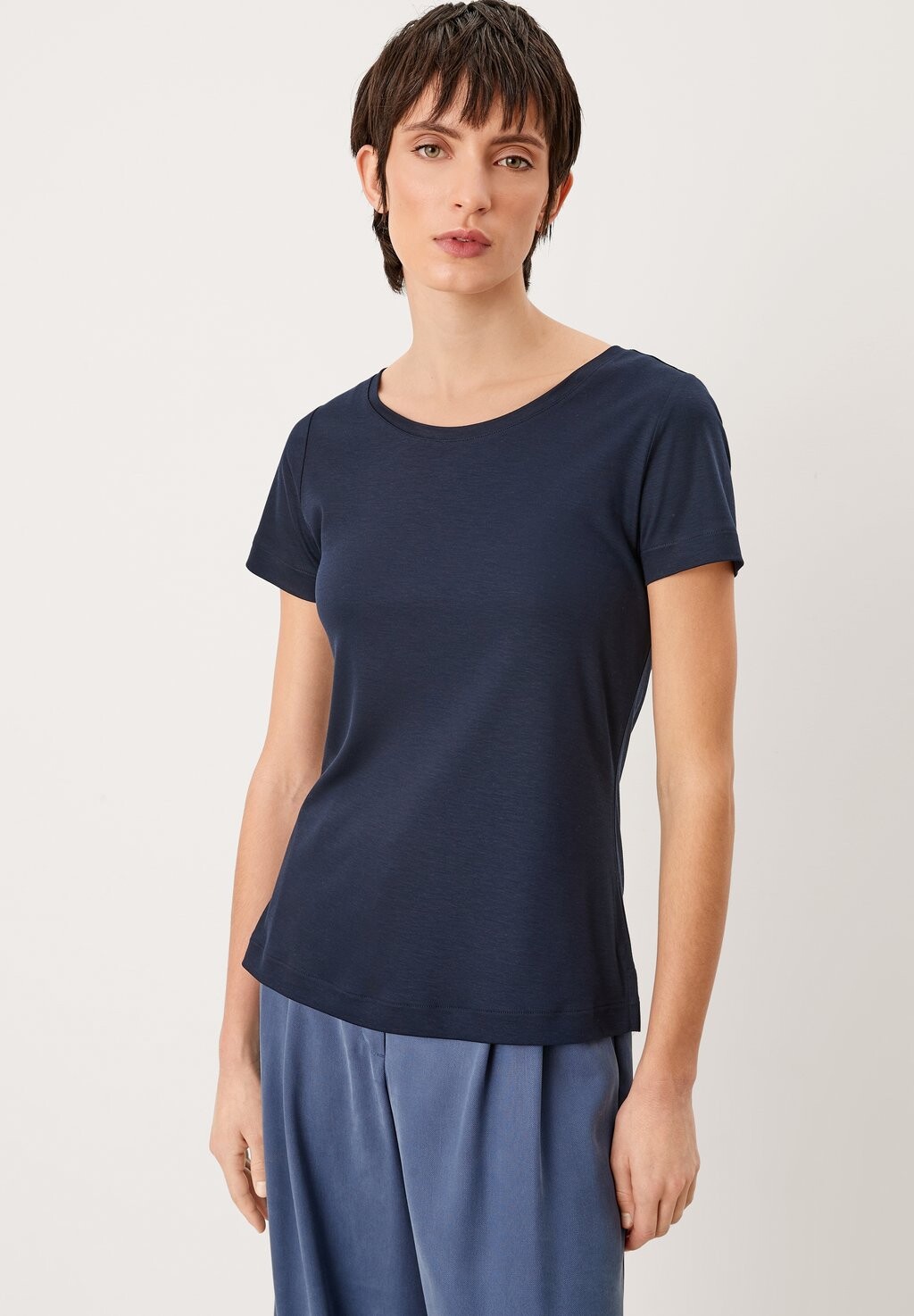

Футболка базовая s.Oliver BLACK LABEL, цвет dark navy