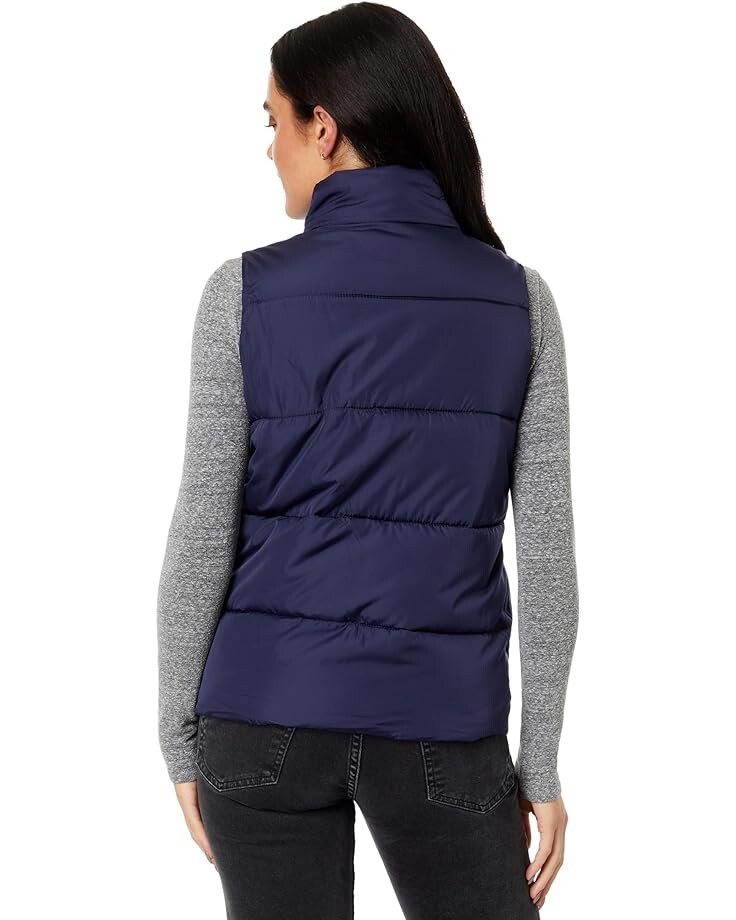 Утепленный жилет U.S. POLO ASSN. Patch Pocket Puffer Vest, цвет Evening Blue утепленный жилет u s polo assn cropped puffer vest цвет pastel lilac