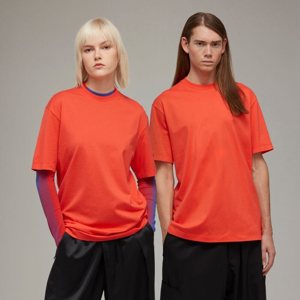 

Футболка Adidas Y-3 RELAXED SHORT SLEEVE TEE, красный