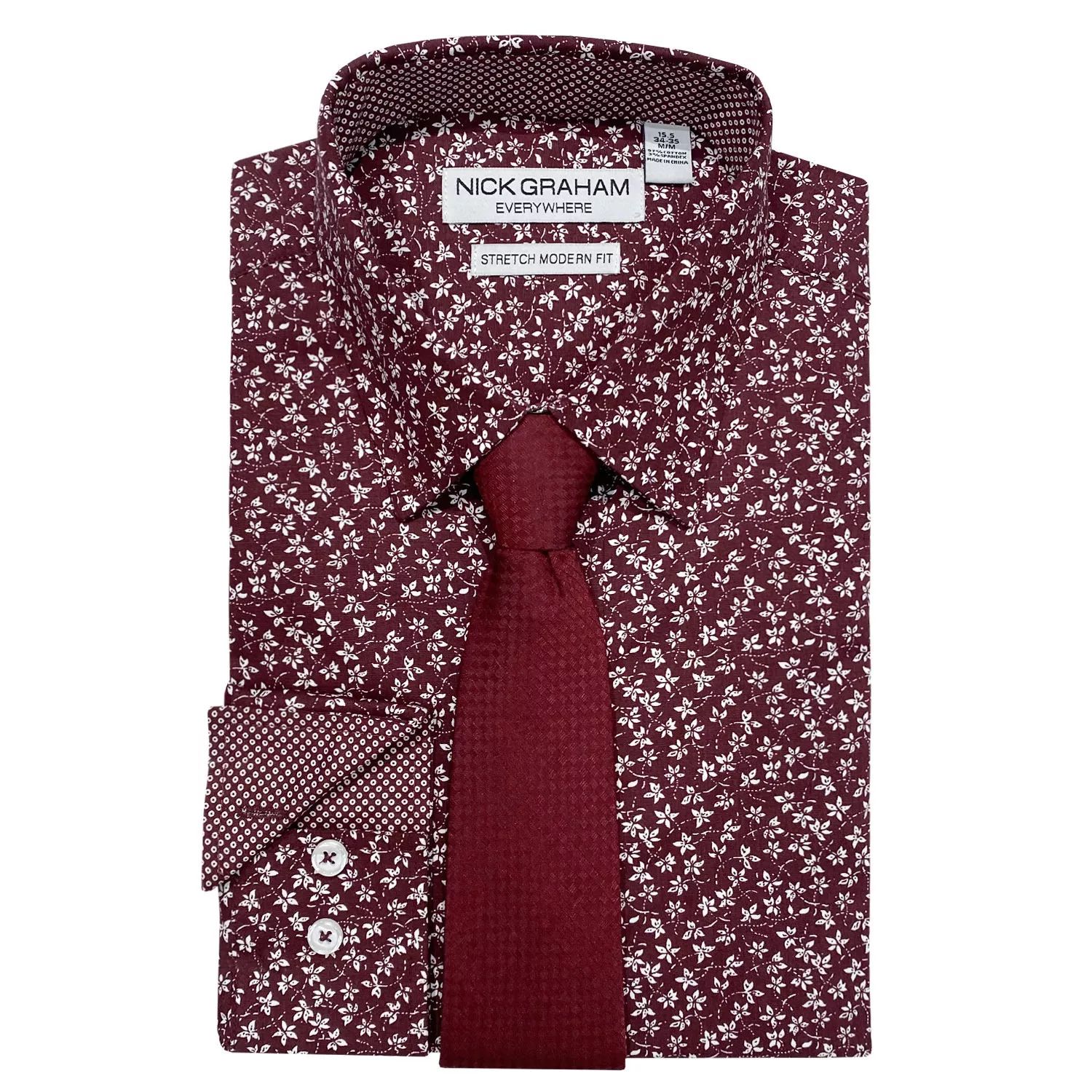 Мужской комплект из рубашки и галстука Nick Graham
