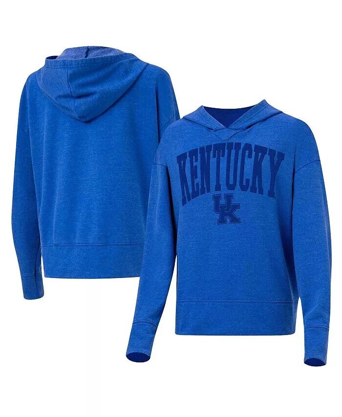 

Женская футболка с капюшоном с длинными рукавами Royal Kentucky Wildcats Volley Concepts Sport, синий