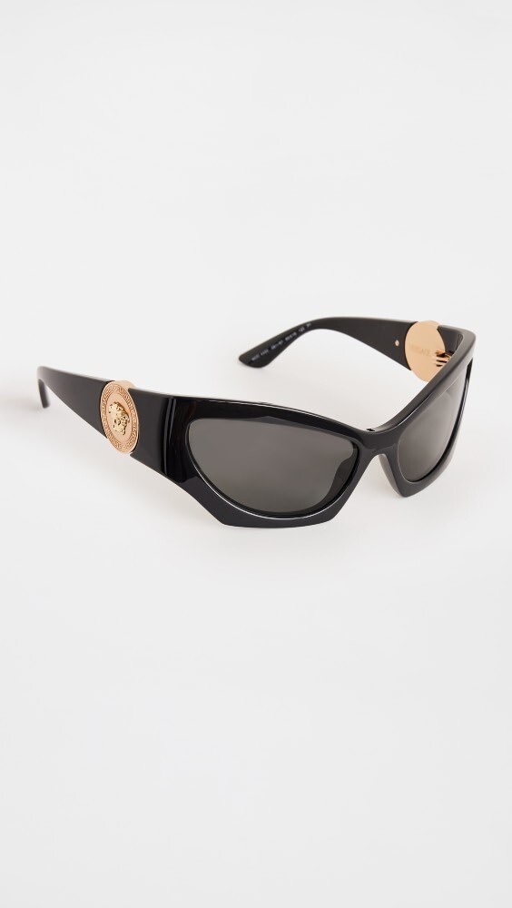 

Солнцезащитные очки Versace Cat Eye, черный