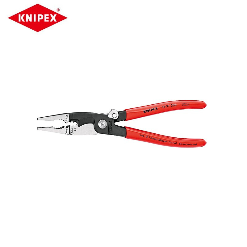 KNIPEX многофункциональные плоскогубцы для электрика острогубцы диагональные плоскогубцы клещи для электрика 13 91 200 по индивидуальному заказу (срок поставки 4-8 недель)