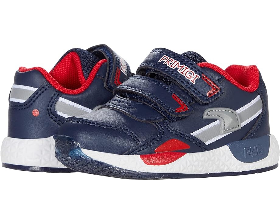 Кроссовки Primigi 84470, цвет Navy/Grey/Red