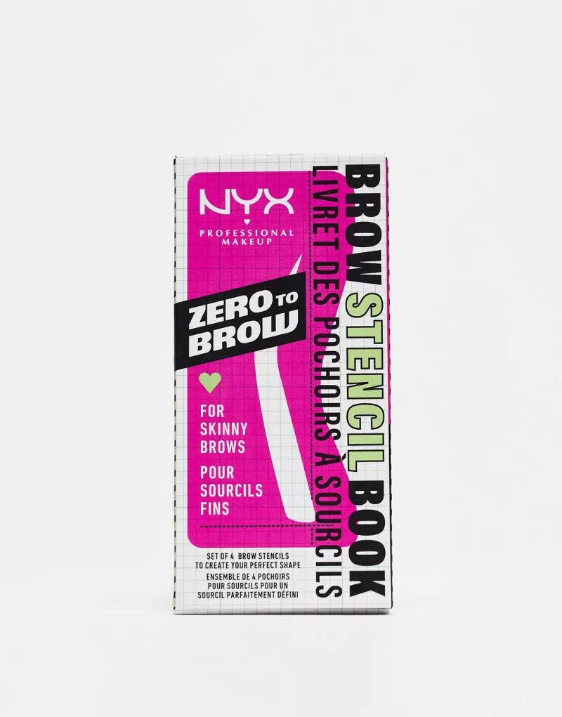 NYX Professional Makeup – Zero to Brow – трафарет для узких бровей