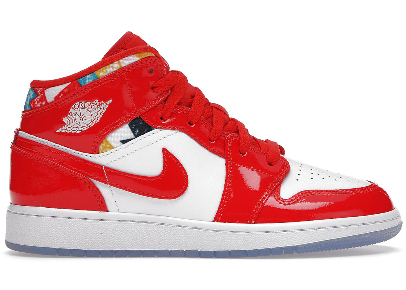 

Кроссовки Jordan 1 Mid Barcelona, красные