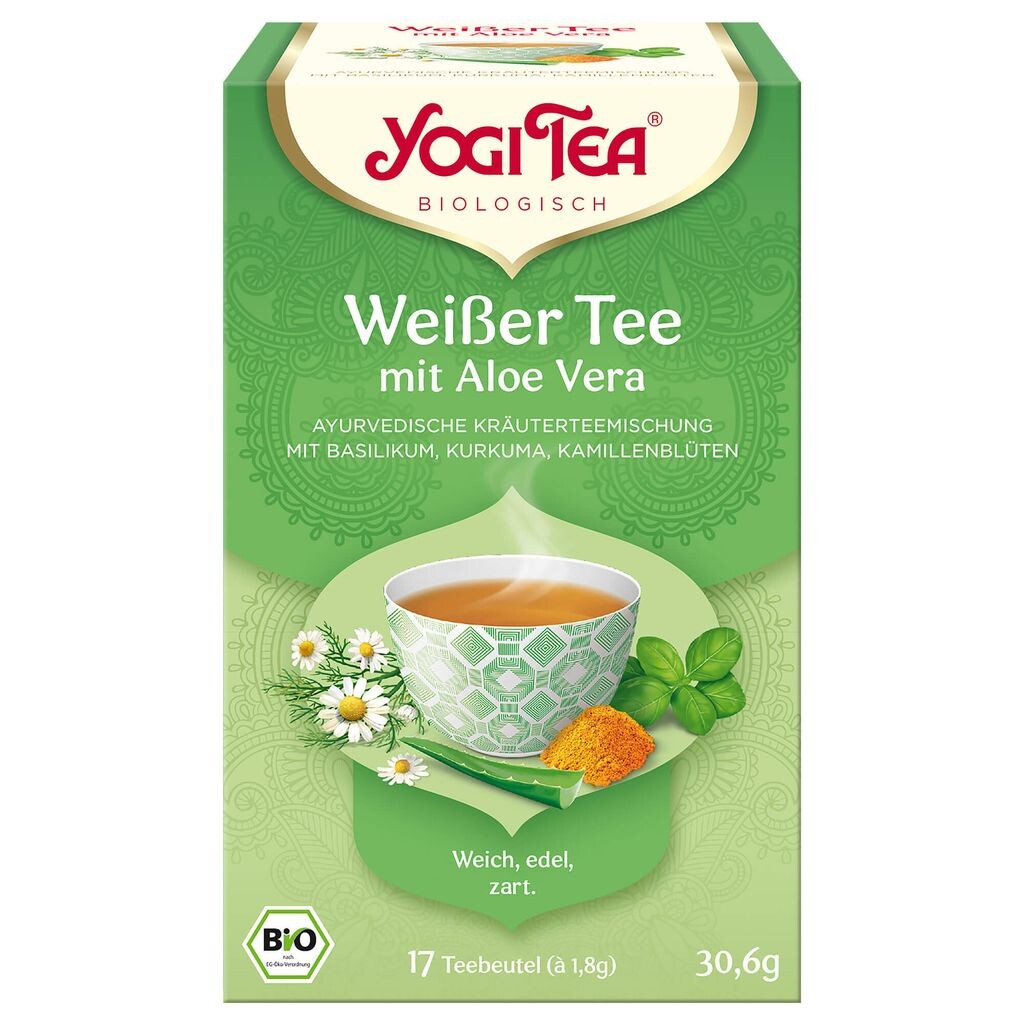 

Yogi Tea Белый чай с алоэ вера органический - органический - 30,6 г