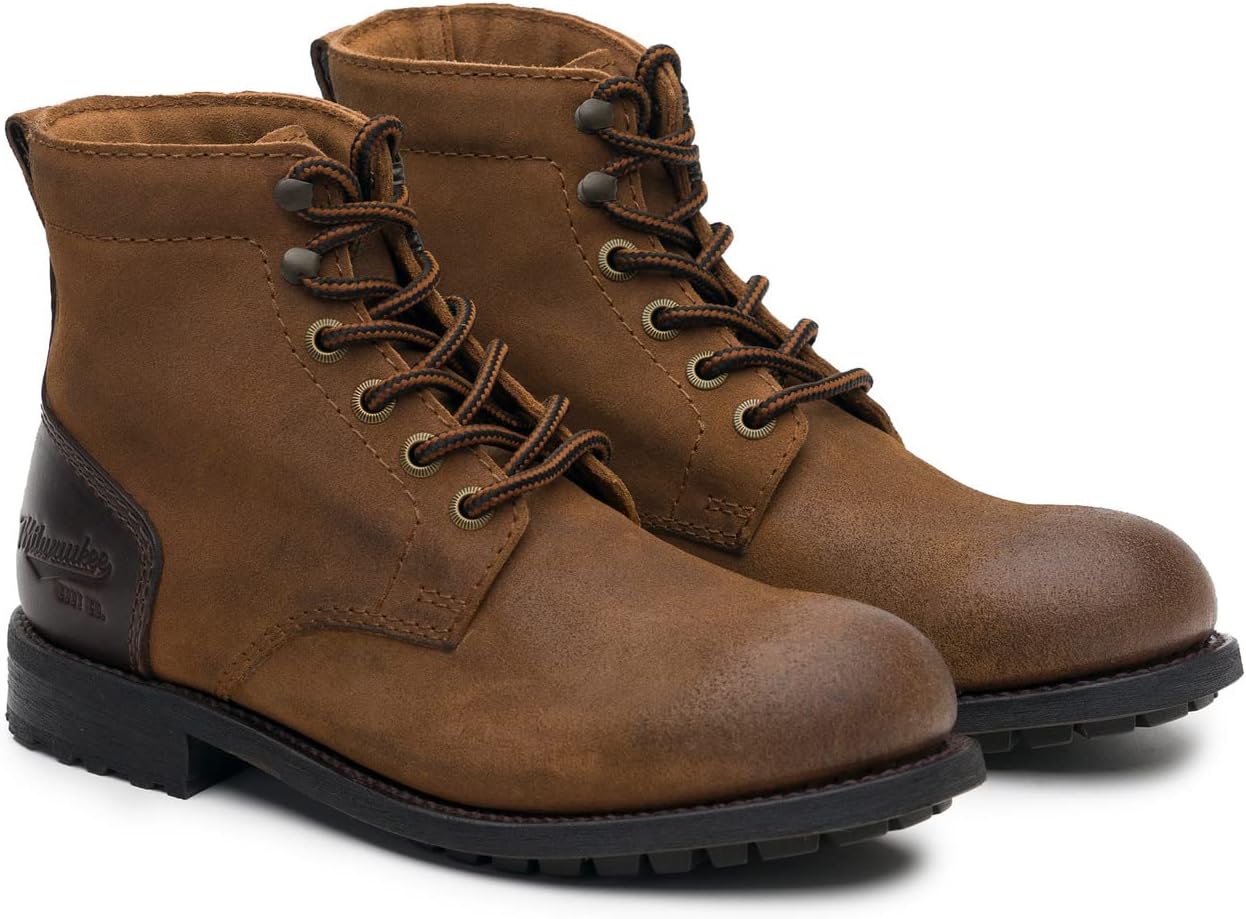 

Ботинки на шнуровке Pfister Lace-Up Boot Milwaukee Boot Company, цвет Cognac