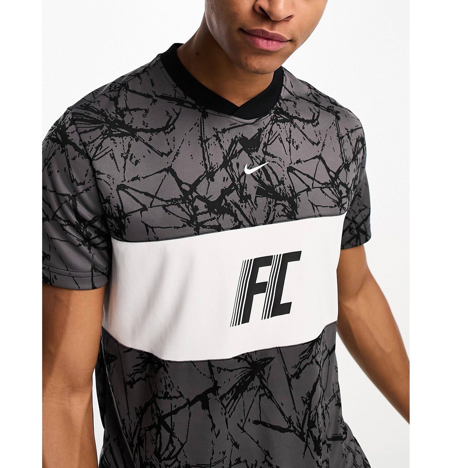 

Джерси Nike Football FC серого и белого цветов, Белый