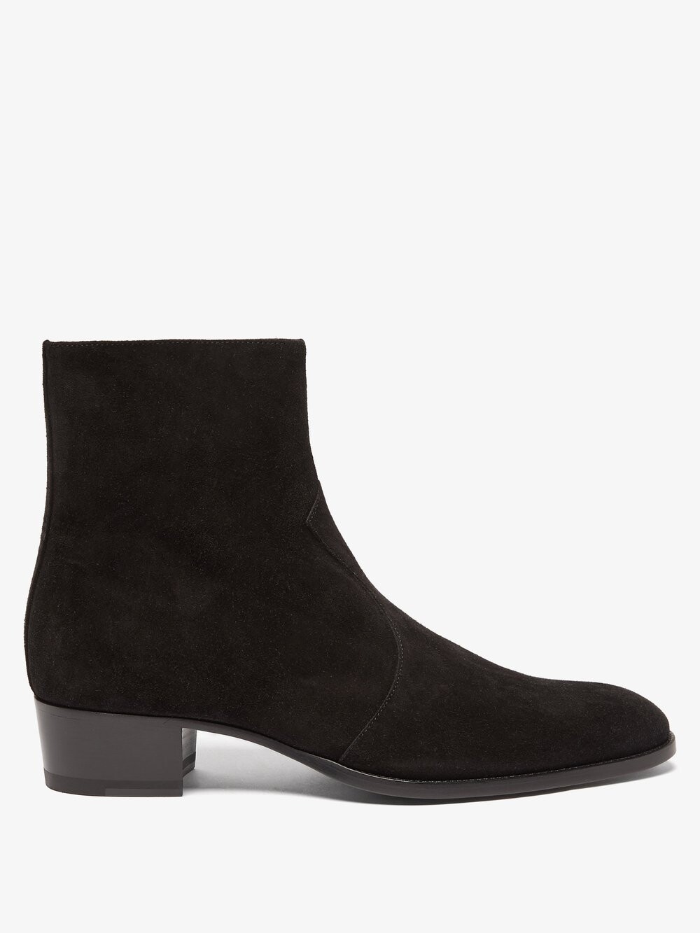 

Замшевые ботинки wyatt Saint Laurent, черный