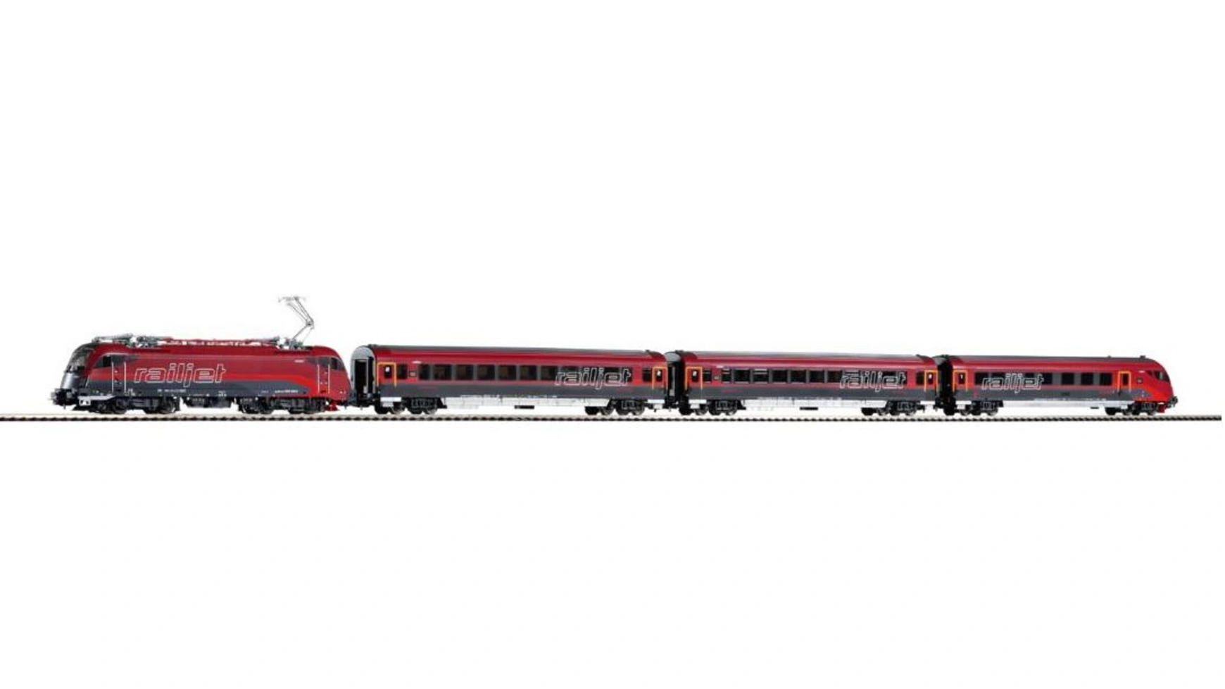

Piko Состав поезда Railjet Rh 1216 + 3 вагона ÖBB, переменный ток