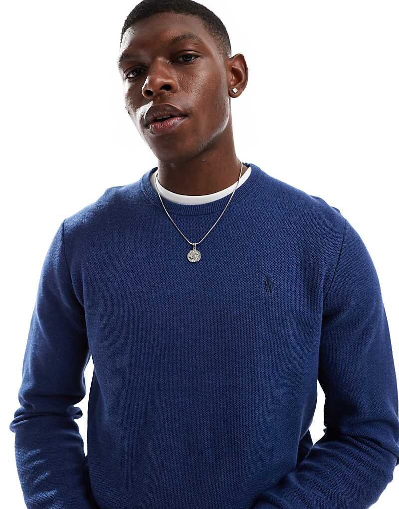 

Polo Ralph Lauren – хлопковый вязаный свитер темно-синего меланжевого цвета с логотипом