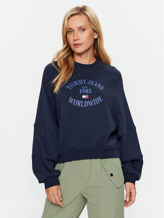 

Толстовка свободного кроя Tommy Jeans, синий