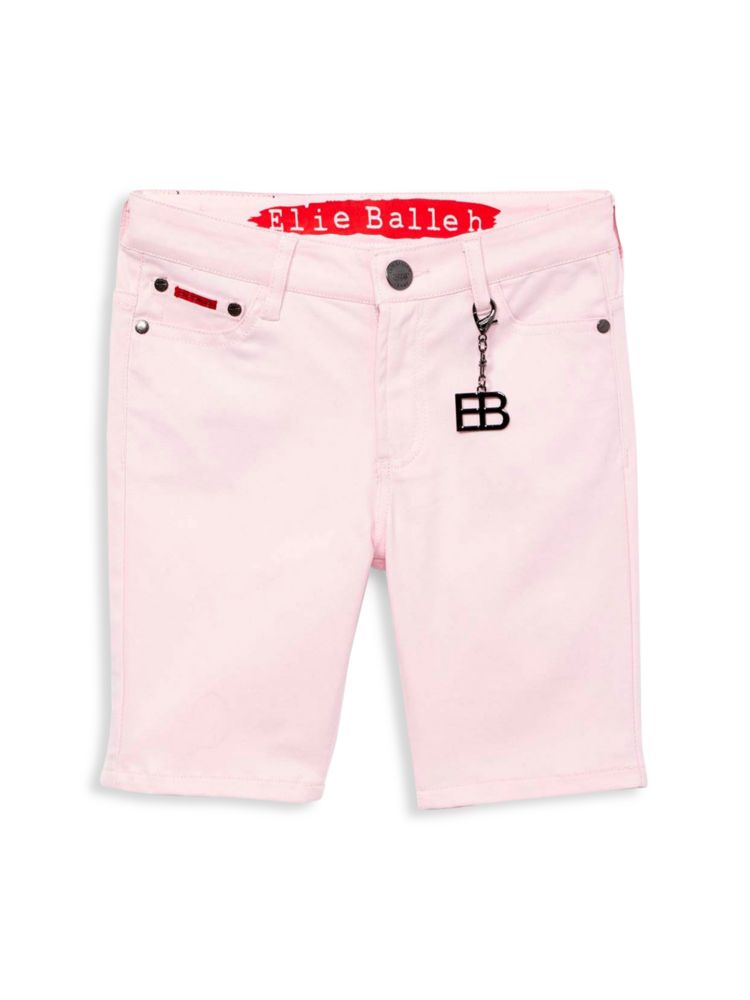 Саржевые шорты для мальчиков Elie Balleh, розовый
