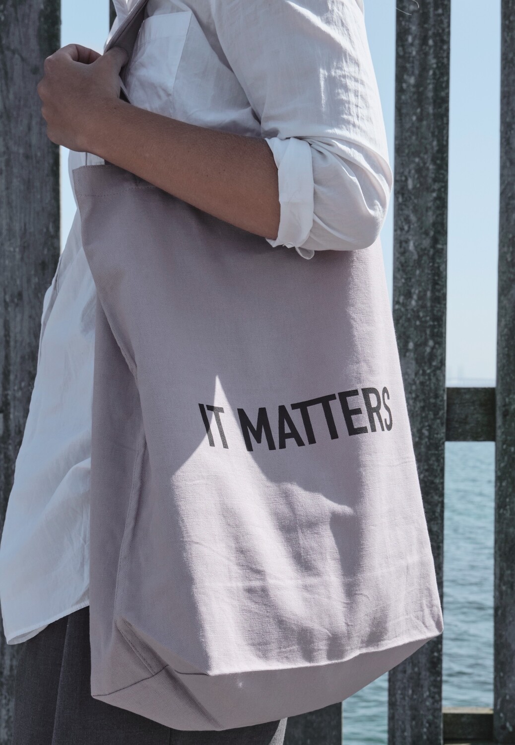 

Сумка шоппер The Organic Company Stofftasche It Matters 50x35x15cm, фиолетовый