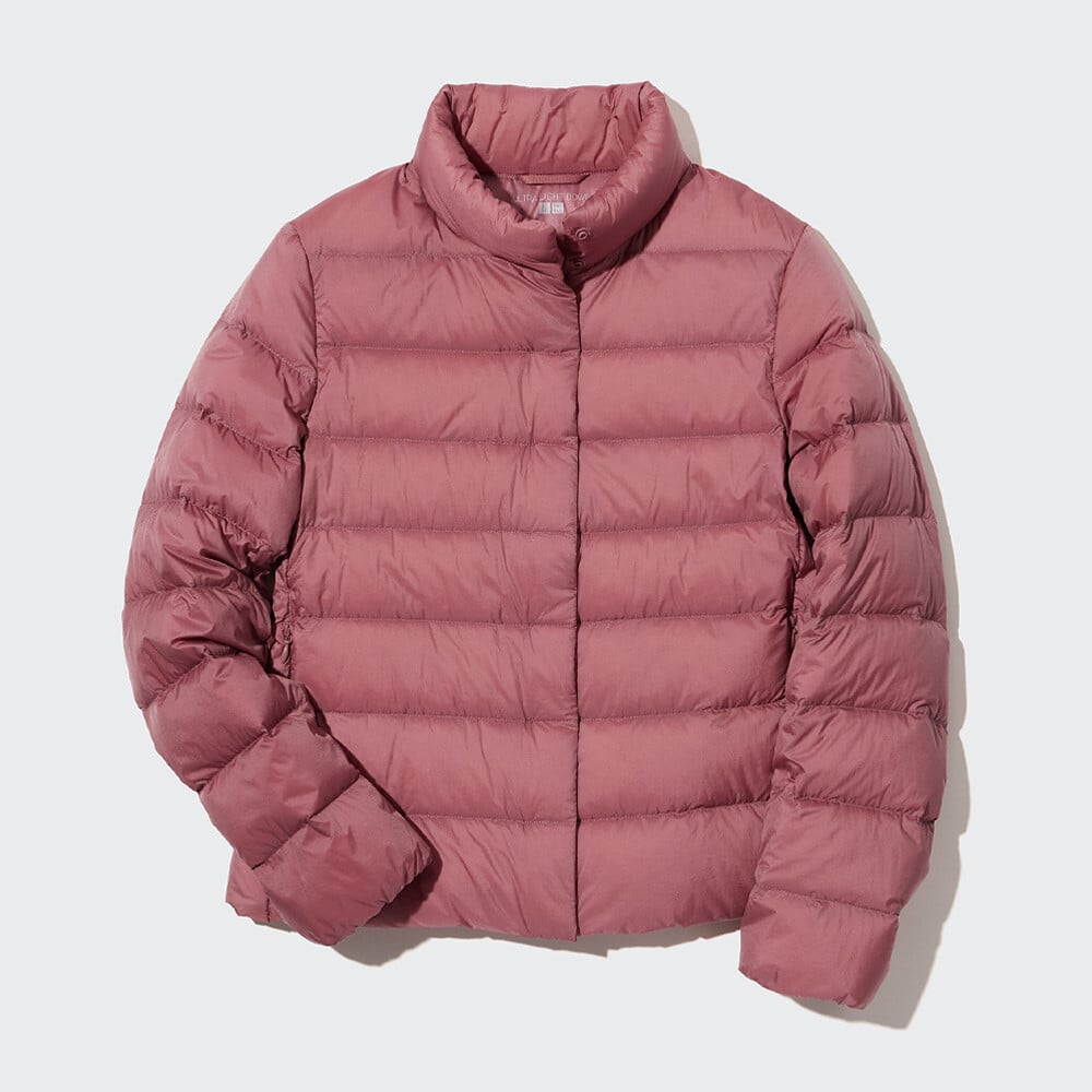 

Пуховик Uniqlo легкий премиум-класса, розовый