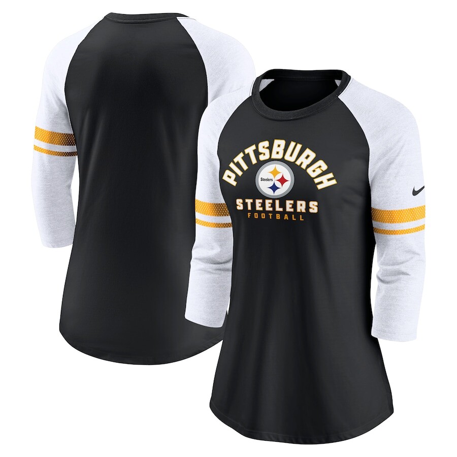 

Футболка с длинным рукавом Nike Pittsburgh Steelers, черный