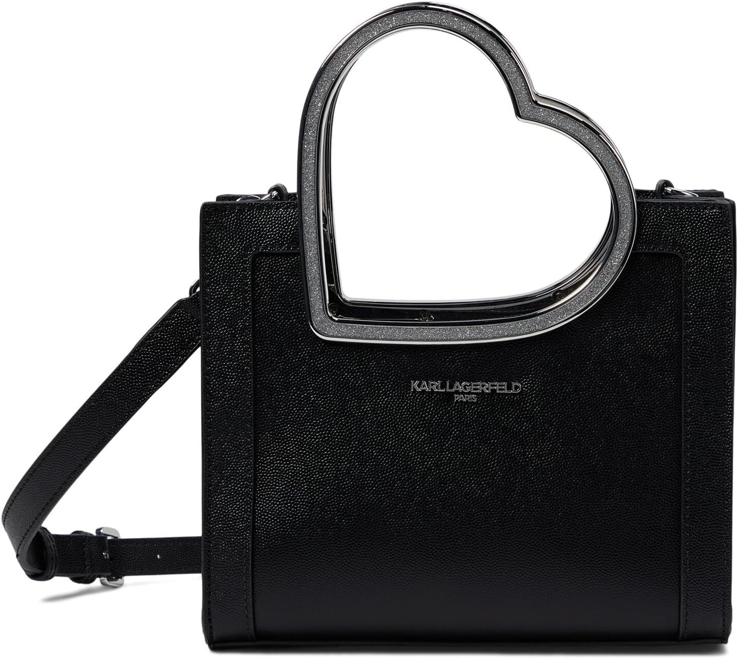 

Сумка-тоут Karl Lagerfeld Paris Nouveau Small Tote, цвет Black/Silver