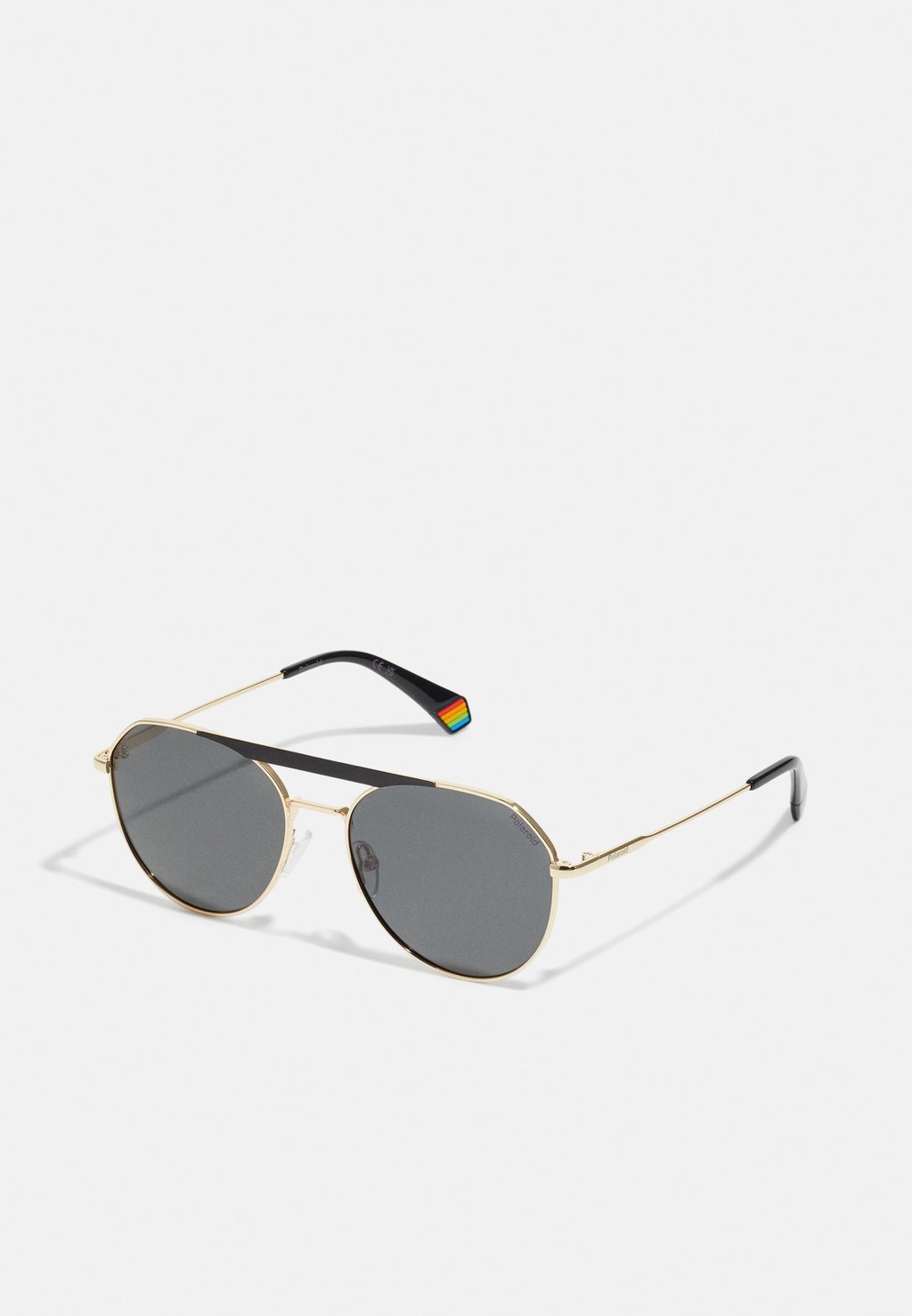 Солнцезащитные очки Unisex Polaroid, цвет gold/ black