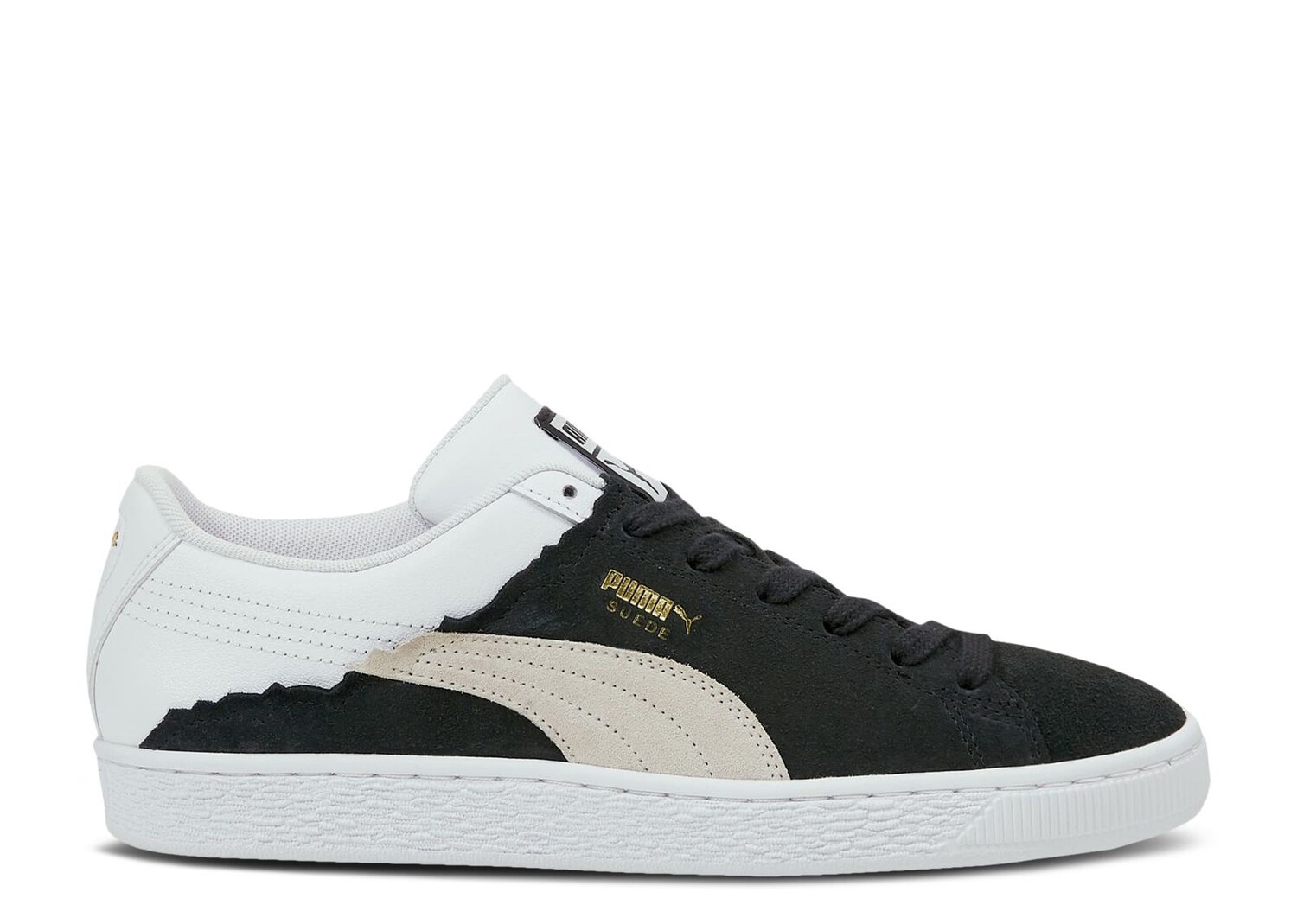 

Кроссовки Puma Suede 'Layers - Black White', черный
