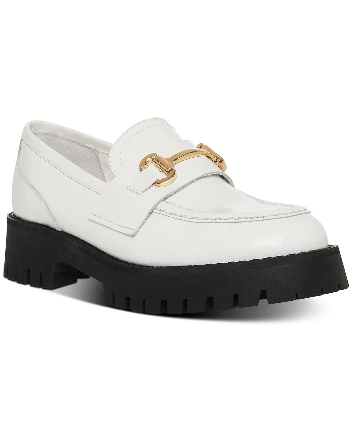 

Женские лоферы Lando на индивидуальной подошве с выступами Steve Madden, белый