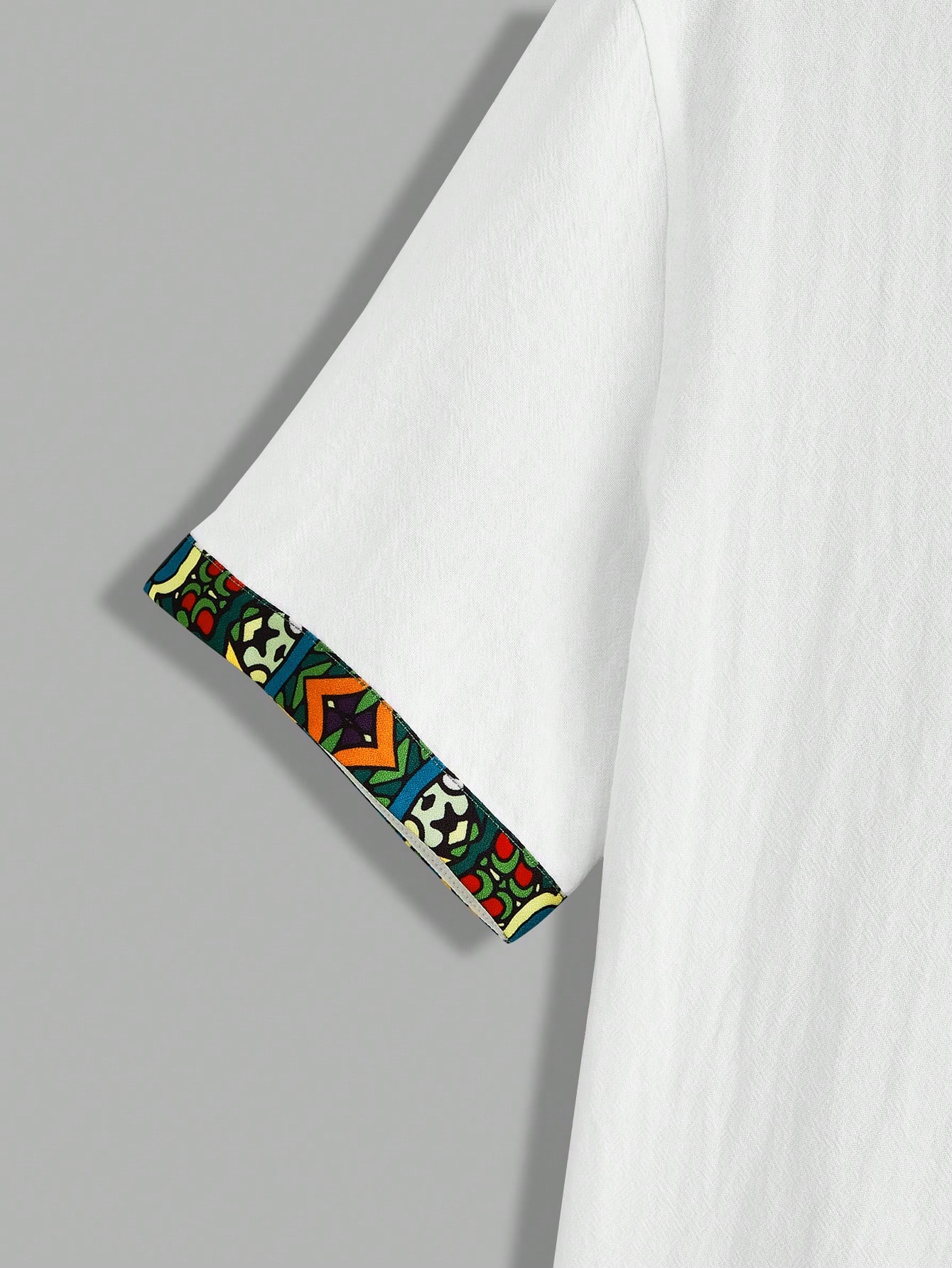 Мужская повседневная тканая рубашка Manfinity RSRT с принтом в стиле пэчворк, белый коричневая рубашка в стиле пэчворк aviva jifei xue