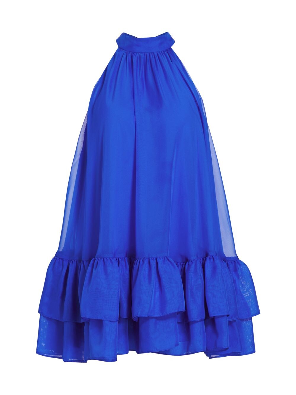 

Мини-платье Erna с завязками на спине Alice + Olivia, сапфировый