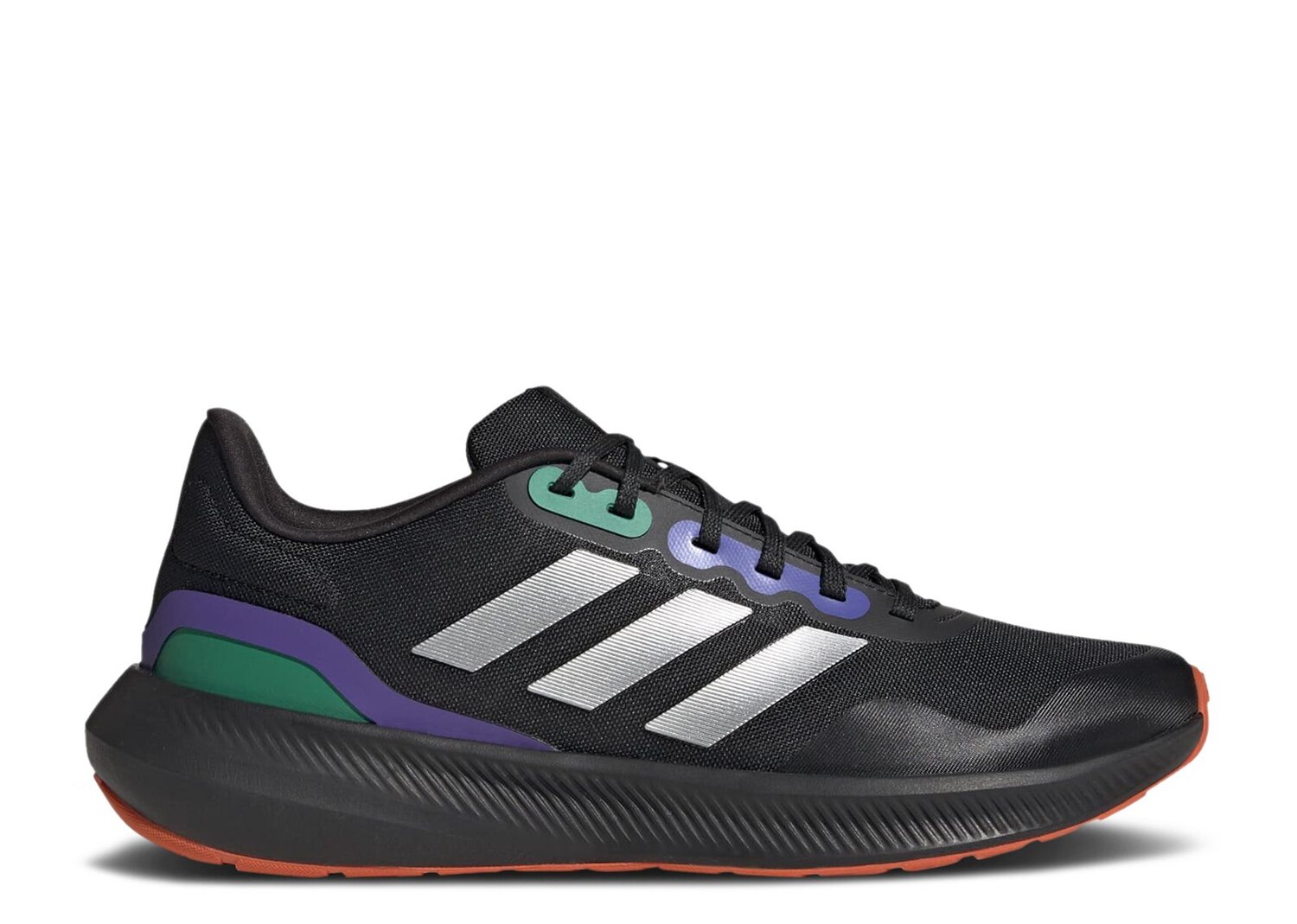 

Кроссовки adidas Runfalcon 3.0 Tr 'Black Purple Green', черный