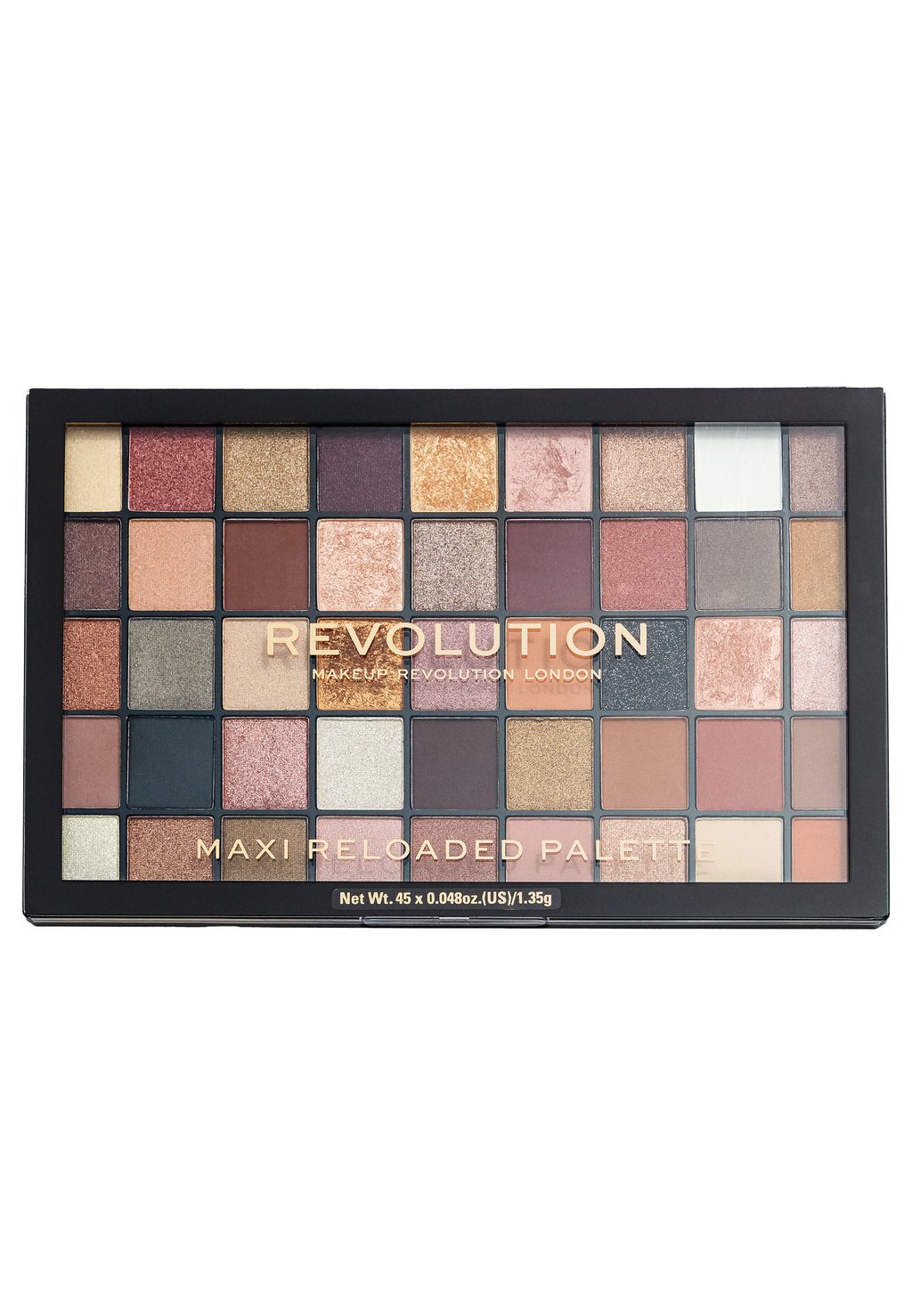 

Палитра теней для век MAXI RELOADED EYESHADOW PALETTE Makeup Revolution, цвет large it up