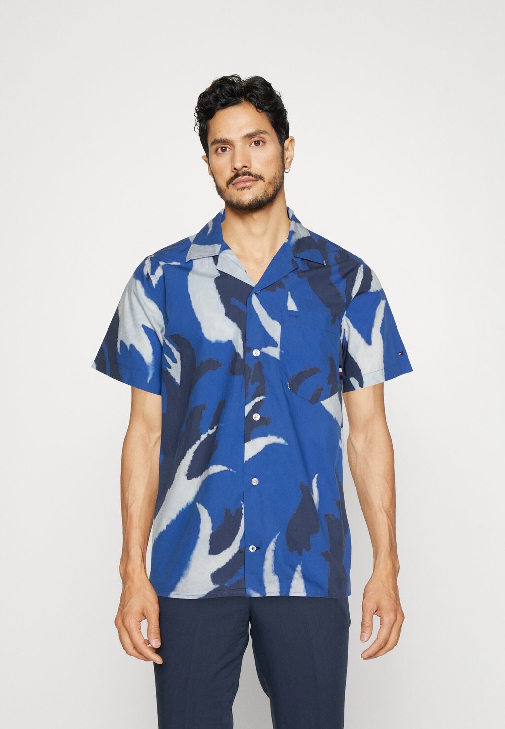 

Рубашка Flower Print Tommy Hilfiger, цвет ultra blue/multi-coloured