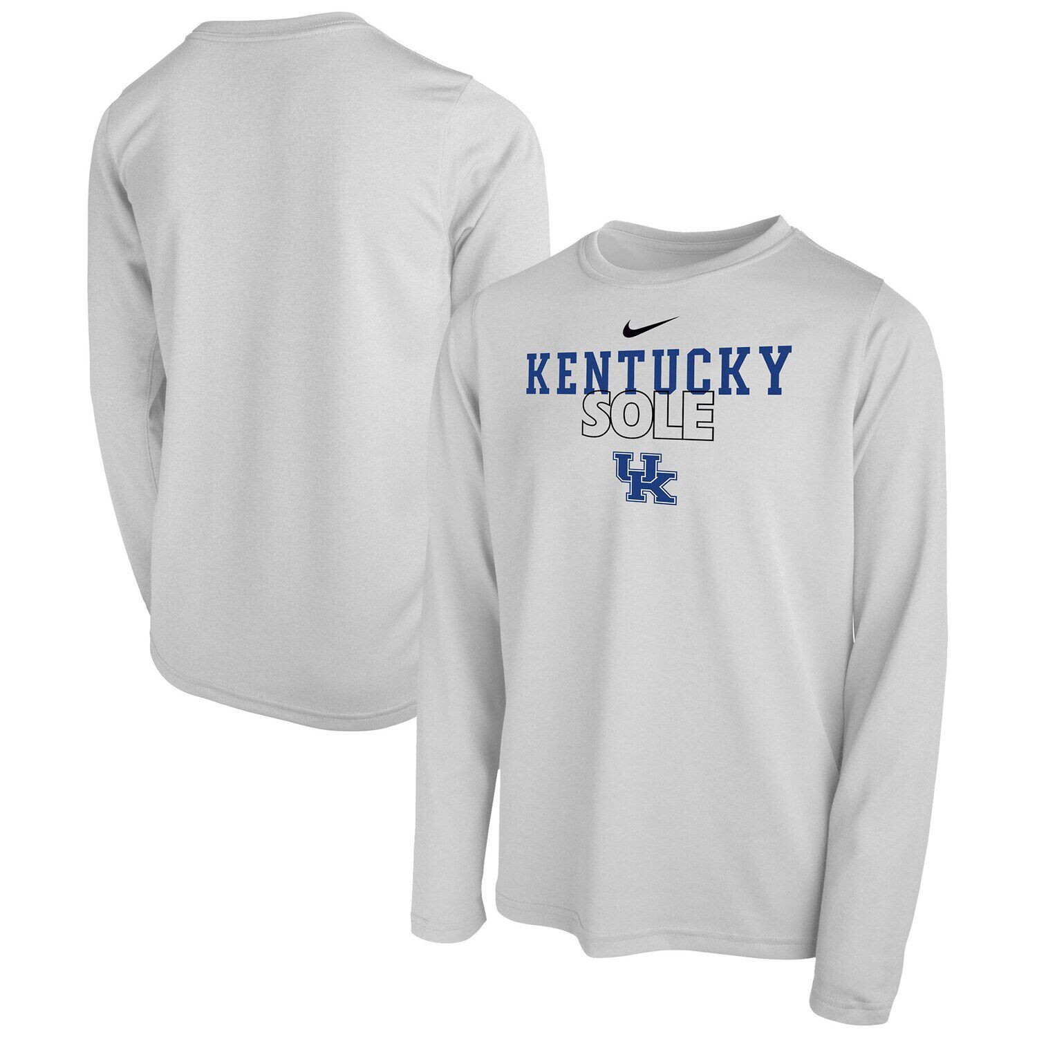 

Молодежная футболка Nike White Kentucky Wildcats 2023 On Court Sole Bench Nike
