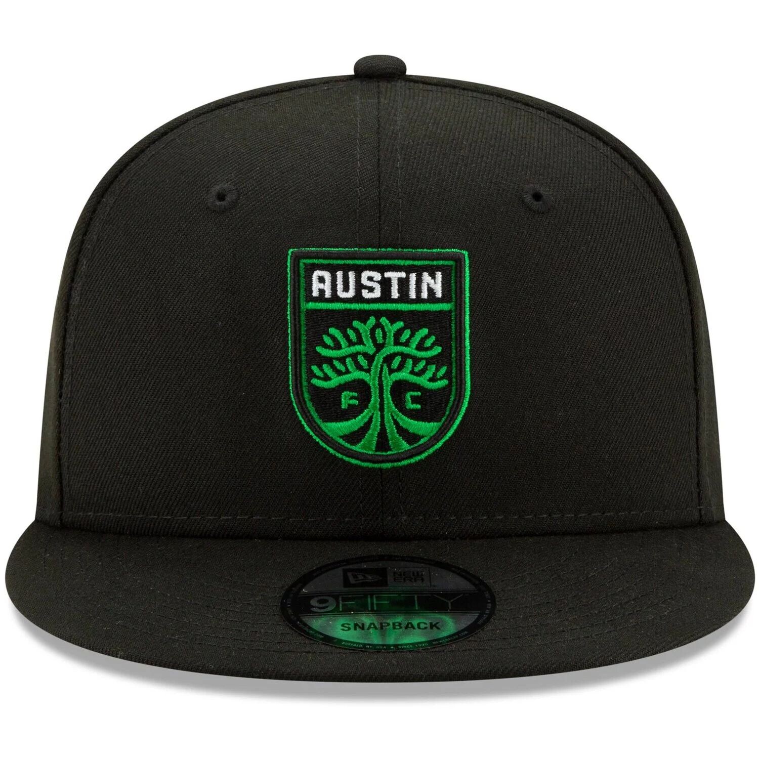 

Мужская черная бейсболка New Era Austin FC 9FIFTY Snapback