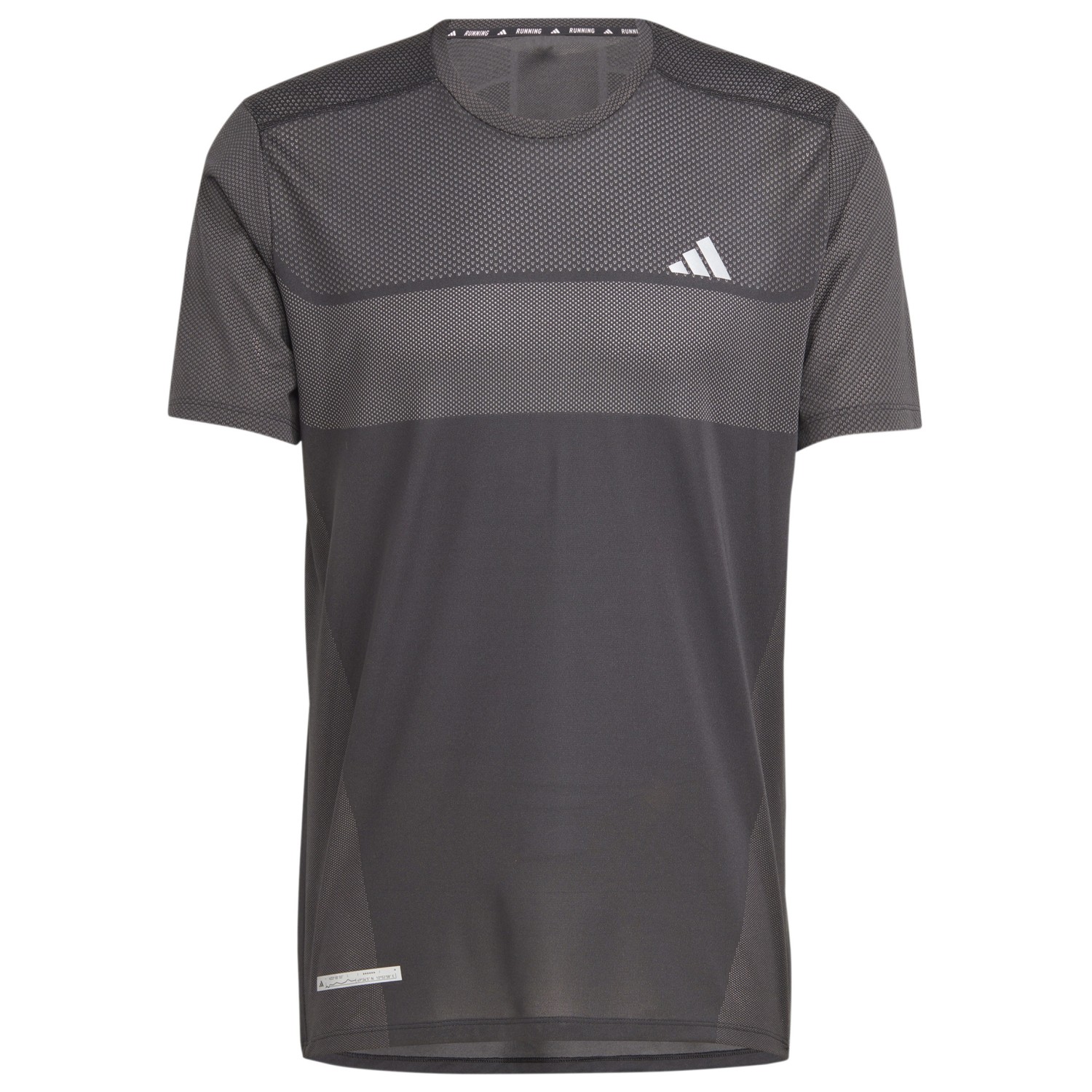 Беговая рубашка Adidas ULT Engineered Tee, цвет Black/Grey Four