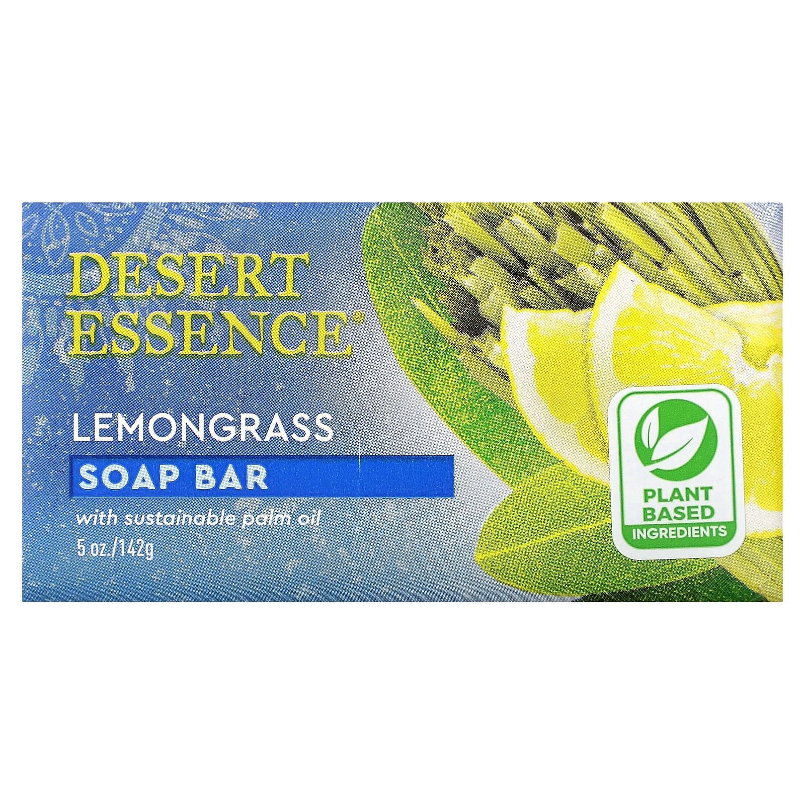 Desert Essence Мыло с лимонником 5 унций (142 г) мыло tea tree therapy 5 унций 142 г desert essence